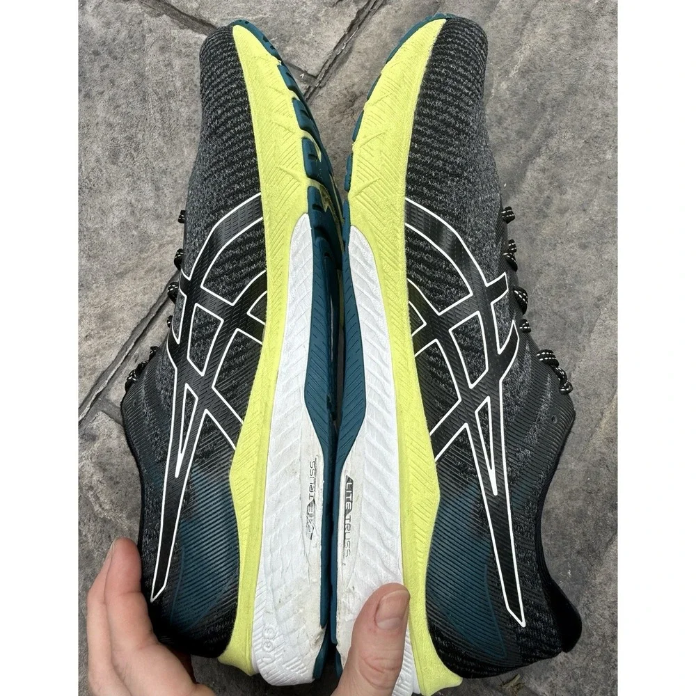 ASICS GT-2000 10 Metropolis‎ Graphite Shoes Sneakers Gray 12.5 Men *Heel Wear*